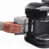 Ariete 1318 Moderna Espresso automāts ar iebūvētu kafijas dzirnaviņu, kafijas pupiņām un maltai kafijai, piena putotājs kapučīno pagatavošanai, 1 un 2 tasīšu filtri, 1080 W, 800 cc, melna