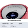 Ariete 4618 Airy Fryer XXL - gaisa fritieris - cep līdz 2,5 kg frī kartupeļu - 7 litri - gatavošana bez eļļas un taukiem - 1800 W - sarkans