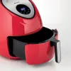 Ariete 4618 Airy Fryer XXL - gaisa fritieris - cep līdz 2,5 kg frī kartupeļu - 7 litri - gatavošana bez eļļas un taukiem - 1800 W - sarkans