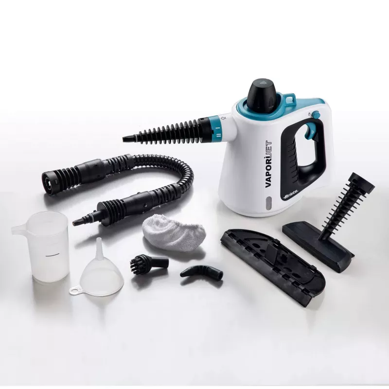 Ariete 4137/00 Portatīvs tvaika tīrītājs 0,25 L 1050 W Balts, Gaiši zils