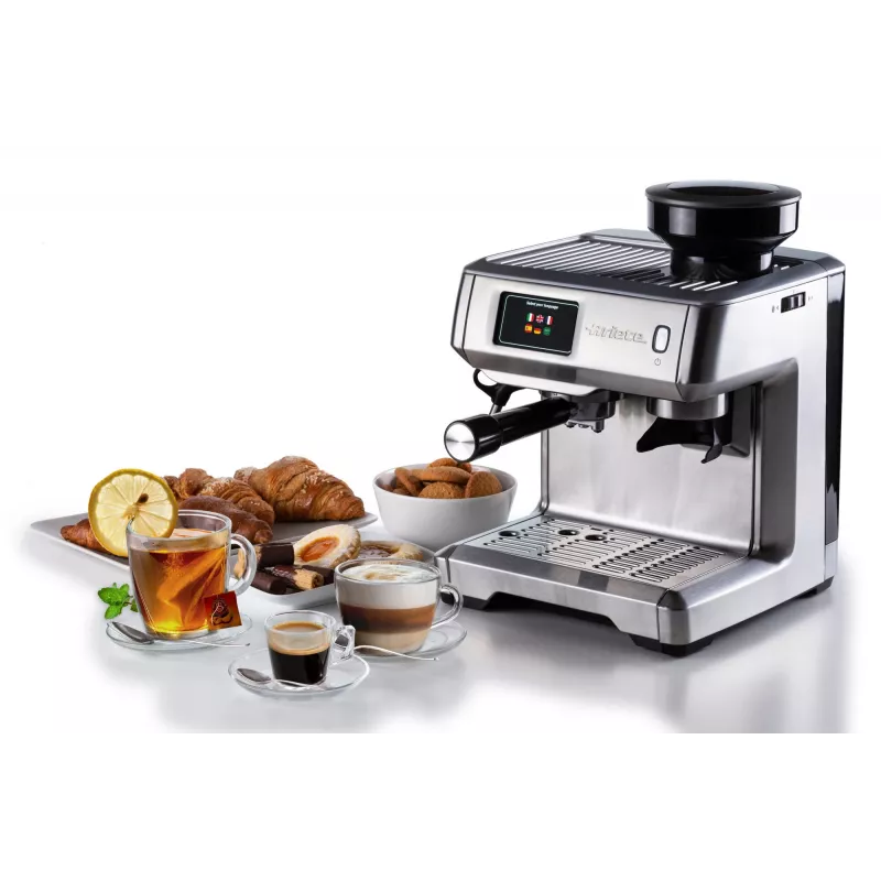 Ariete Espresso kafijas automāts 1312, Espresso automāts, 2 L, Kafijas pupiņas, Iebūvēta dzirnaviņas, 1600 W, Sudraba