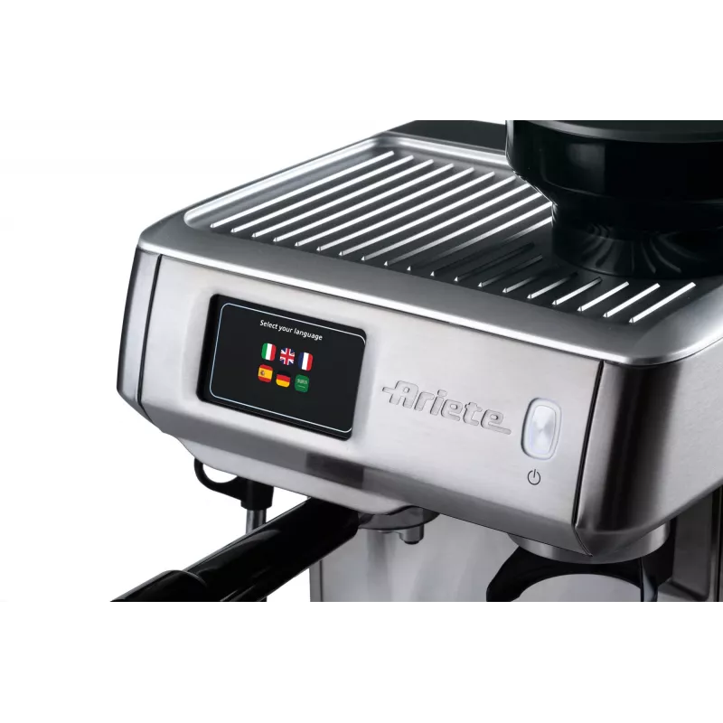 Ariete Espresso kafijas automāts 1312, Espresso automāts, 2 L, Kafijas pupiņas, Iebūvēta dzirnaviņas, 1600 W, Sudraba