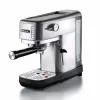 Ariete 1380 Metal kafijas automāts, saderīgs ar maltu kafiju un ESE podiņiem, 1300 W, 1,1 L ietilpība, 15 bāru spiediens, ½ krūzes filtrs, kapučīno pagatavošanas ierīce, sudraba krāsa