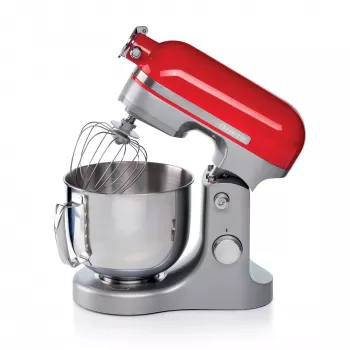 Ariete Moderna Red mikseris, stāvmikseris, sarkans, putošana, mīcīšana, jaukšana, 5,5 L, rotējošs, alumīnijs
