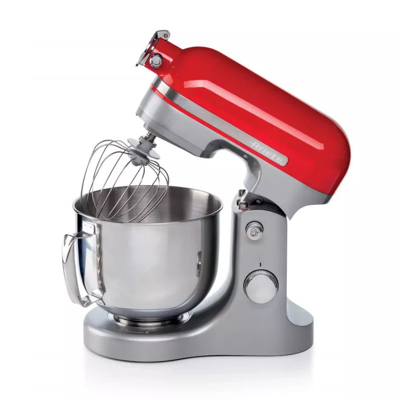 Ariete Moderna Red mikseris, stāvmikseris, sarkans, putošana, mīcīšana, jaukšana, 5,5 L, rotējošs, alumīnijs