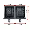 Ariete 4623 Airy Fryer Dual, gaisa fritieris ar dubulto grozu, 1700 W, 8L ietilpība, 3 gatavošanas funkcijas, digitāls LED skārienpanelis, 8 iepriekš iestatītas programmas, taimeris, 2 grozi, melns