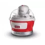Ariete 643 Saldējuma gatavotājs Party Time, saldējuma gatavošanas iekārta, 12W, 1,5 L tilpums, noņemams grozs ar dubultu izolāciju, pagatavošanas laiks 30 minūtes, vāks sastāvdaļu pievienošanai, sarkana