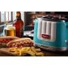 Ariete 206 Hot Dog Maker Party Time, 650W, Blue, Hot dog tosteris, Gaiši zils, 2 gab., 650 W, 160 mm, 270 mm
