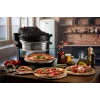 Ariete 927 Pizzeria, dubultā picas krāsns, 2 picas 4 minūtēs, 2300 W, 2 ugunsizturīgi akmeņi, 2 termostati, diametrs 32 cm, 5 cepšanas līmeņi, 2 nerūsējošā tērauda lāpstiņas, sarkana