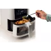Ariete 4626 Airy Fryer 6L, Gaisa fritieris, 1300 W, 6L ietilpība, 2,5 kg gatavošanas ietilpība, 8 iepriekš iestatītas programmas, temperatūra līdz 200°, caurspīdīgs grozs gatavošanas kontrolei, melns