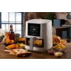 Ariete 4626 Airy Fryer 6L, Gaisa fritieris, 1300 W, 6L ietilpība, 2,5 kg gatavošanas ietilpība, 8 iepriekš iestatītas programmas, temperatūra līdz 200°, caurspīdīgs grozs gatavošanas kontrolei, melns