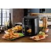 Ariete 4633, Karstā gaisa fritieris 4L, 1400W, Tilpums 4L, 9 programmas, Kratīšanas un grilēšanas funkcija, Temperatūra līdz 200°C, Melns
