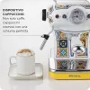Ariete 1389 Positano kafijas automāts, 850W, tvertnes tilpums 0,9L, filtrs 1 vai 2 tasēm, pilēšanas paplāte, piena putotājs