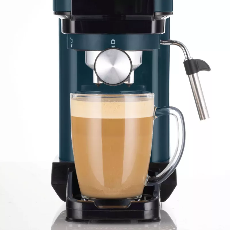Ariete 1399 Espresso kafijas automāts, Maltai kafijai un ESE pākstīm, 1300 W, 1,1 L tvertne, 15 bāru spiediens, 1, 2 krūžu un ESE pāksts filtrs, Kapučīno, Balta