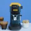 Ariete 1399 Espresso kafijas automāts, maltai kafijai un ESE kafijas pākstīm, 1300 W, 1,1 L tilpums, 15 bāru spiediens, 1, 2 tasīšu un ESE pākšu filtrs, kapučīno, dzeltenā krāsā