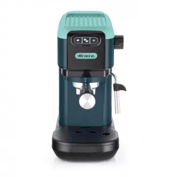 Ariete 1399 Espresso kafijas automāts, Maltai kafijai un ESE pākstīm, 1300 W, 1,1 l tvertne, 15 bāru spiediens, 1, 2 tasīšu un ESE pākstu filtrs, Kapučīno, Zaļš
