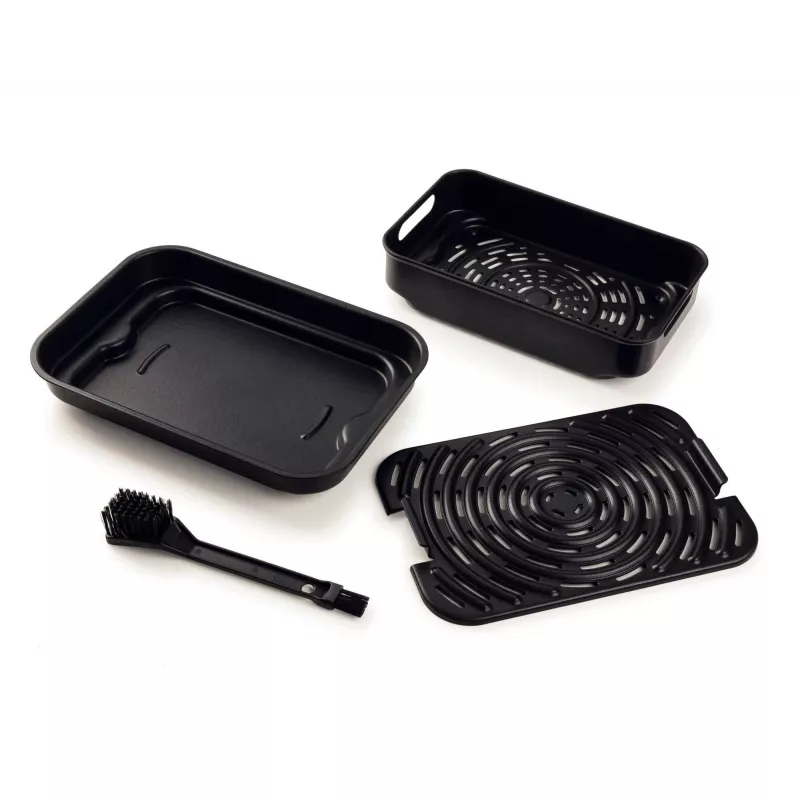 Ariete 4635 Air Fryer Grill, gaisa cepeškrāsns un grils, steiku grils, 1700 W, tilpums 8 L, cepšana un grilēšana, 8 gatavošanas funkcijas, taimeris, melna