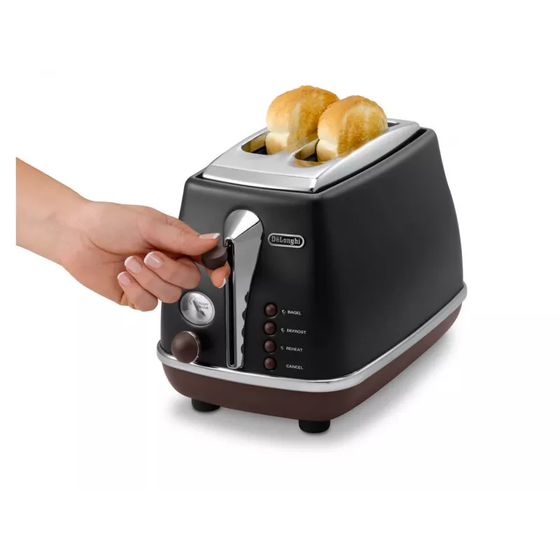 De’Longhi 2103.BK 6 2 šķēles 900 W Melns
