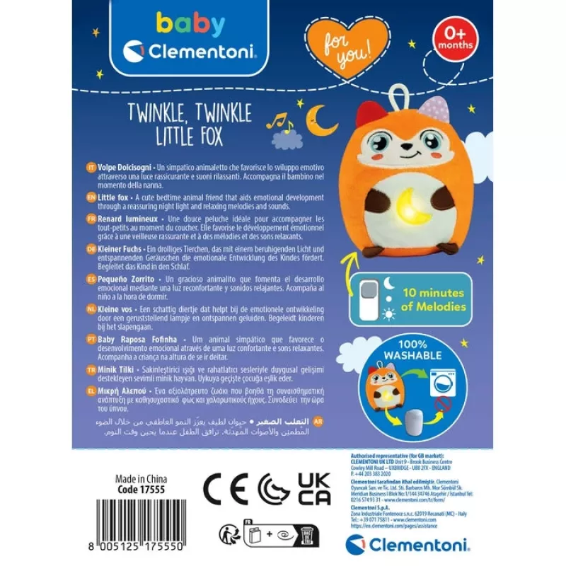 Clementoni Disney Baby 17555 mīkstā rotaļlieta