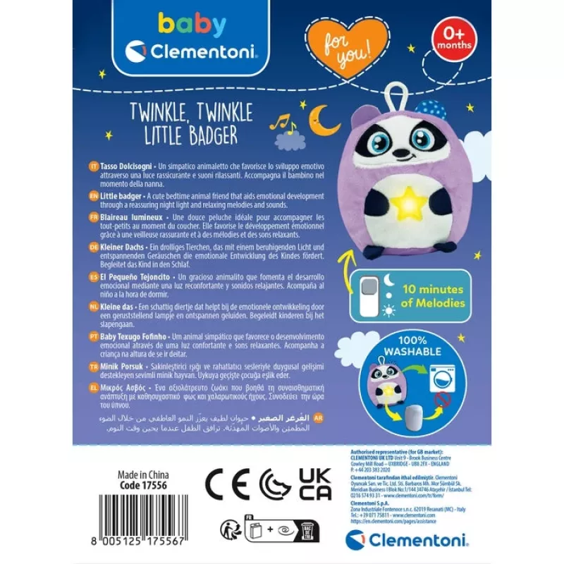 Clementoni Disney Baby 17556 mīkstā rotaļlieta