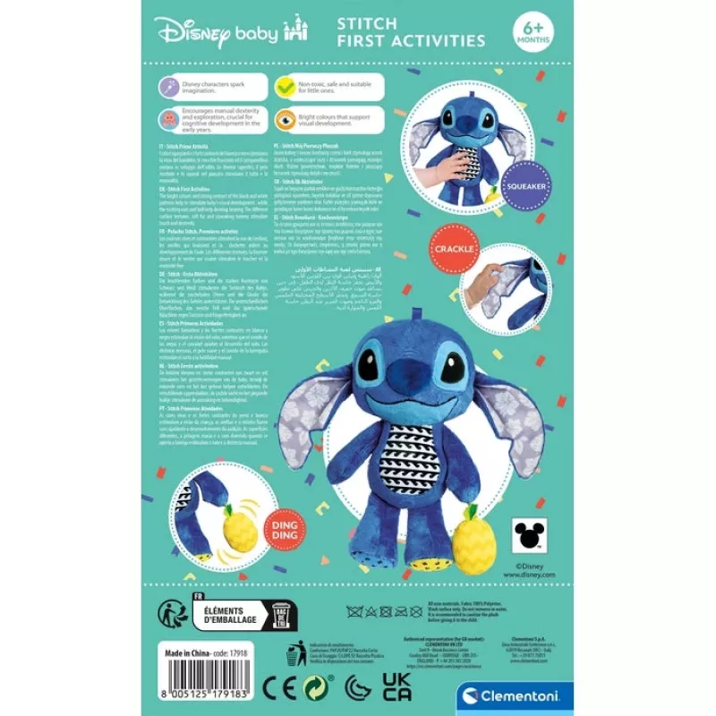 Clementoni Disney Baby 17918 mīkstā rotaļlieta