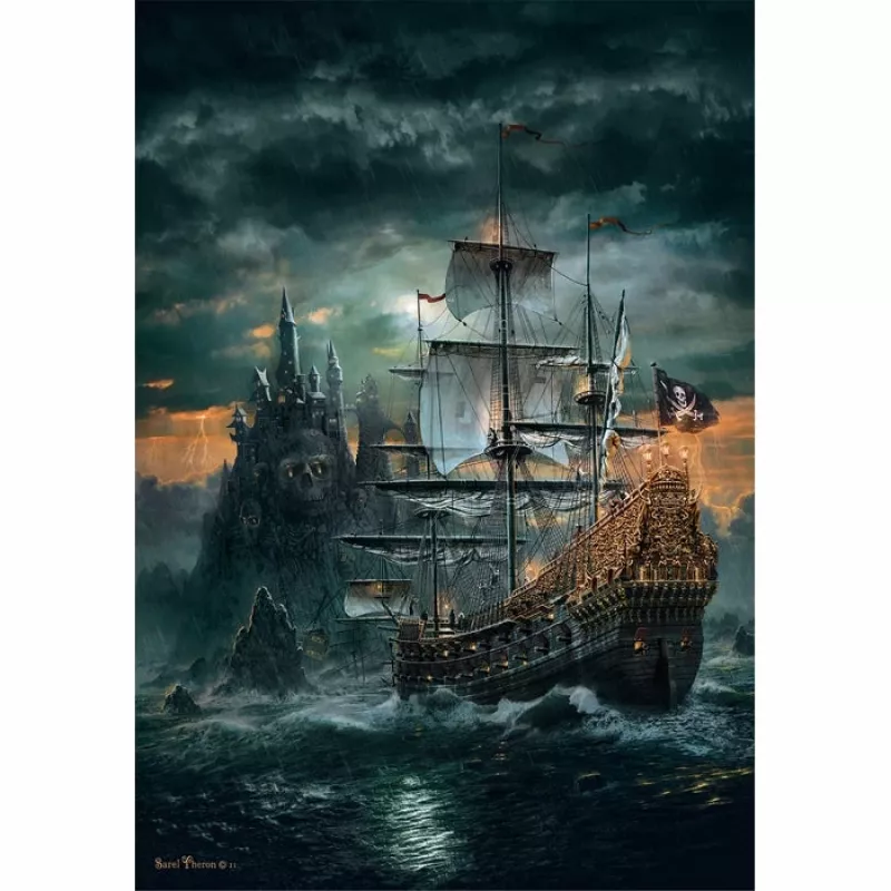 Clementoni High Quality Collection The Pirates Ship puzle 1500 gab. Māksla
