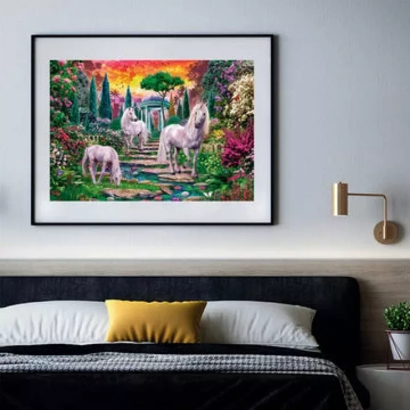 Clementoni Classical garden unicorns Puzle 2000 gab. Dzīvnieki