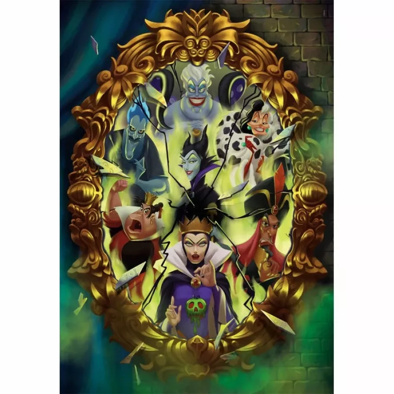 Clementoni Disney Villains Puzle 1000 gab. Multenes