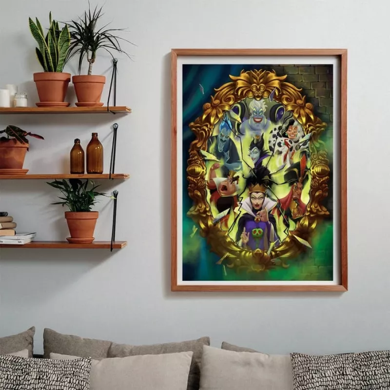 Clementoni Disney Villains Puzle 1000 gab. Multenes