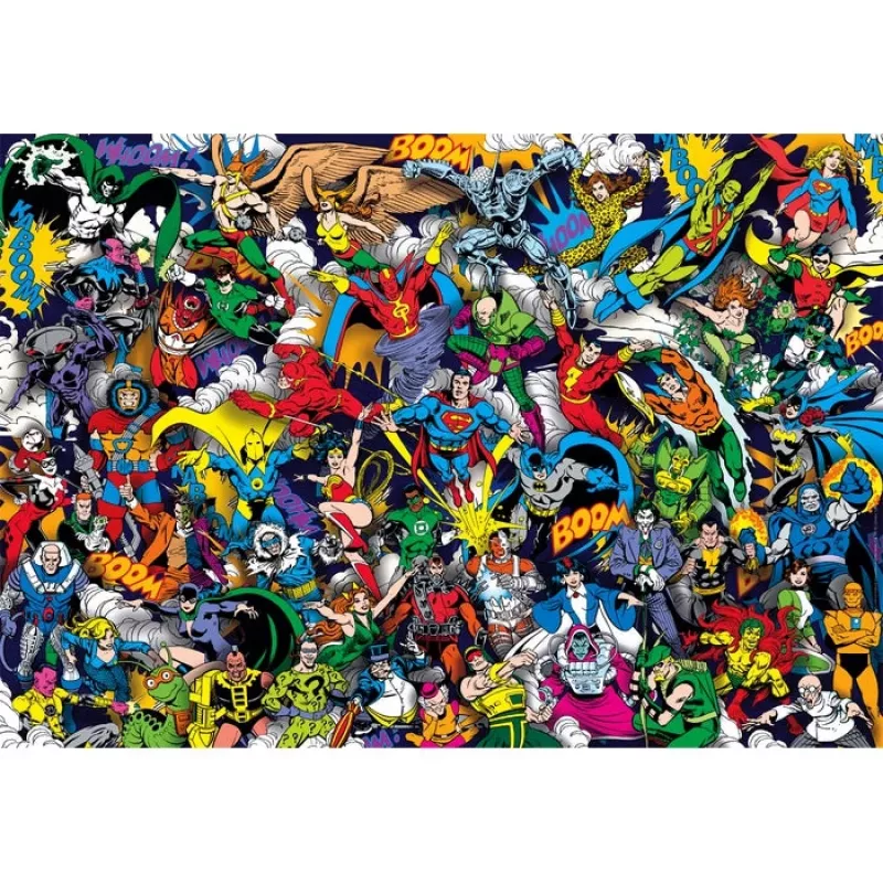 Clementoni DC Comics Impossible puzle 1000 gab.