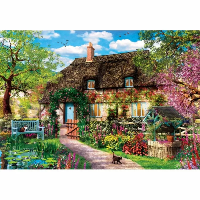 Clementoni High Quality Collection The Old Cottage puzle 1000 gab. Māksla