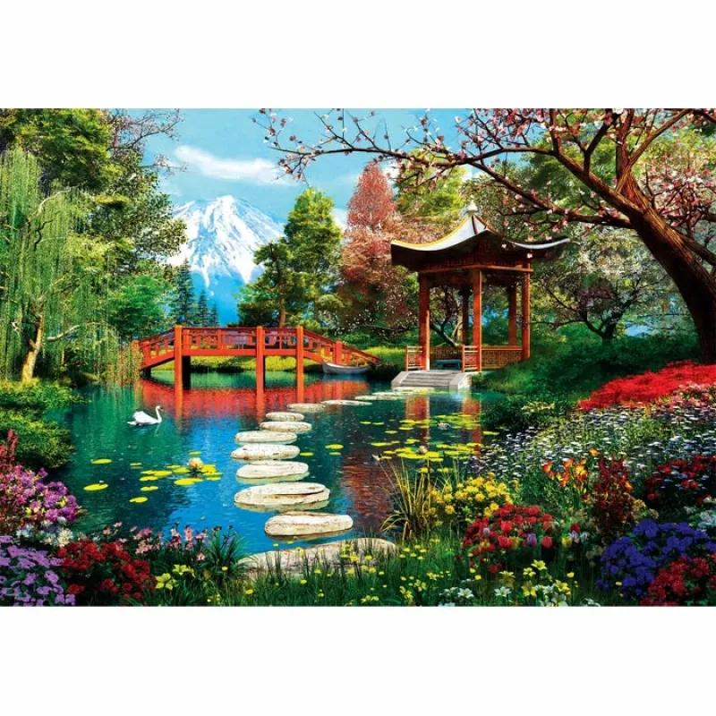 Clementoni High Quality Collection Fuji Garden puzle 1000 gab. Ainava