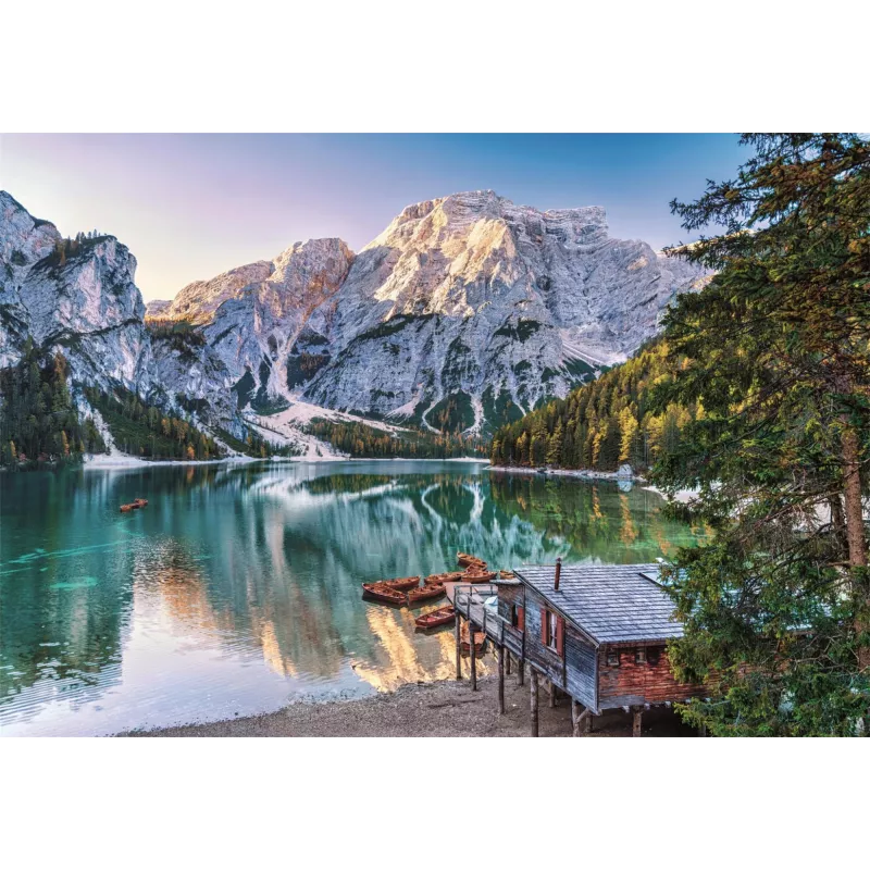 Clementoni 1000 gab. CB HQC smaragds Lake Braies
