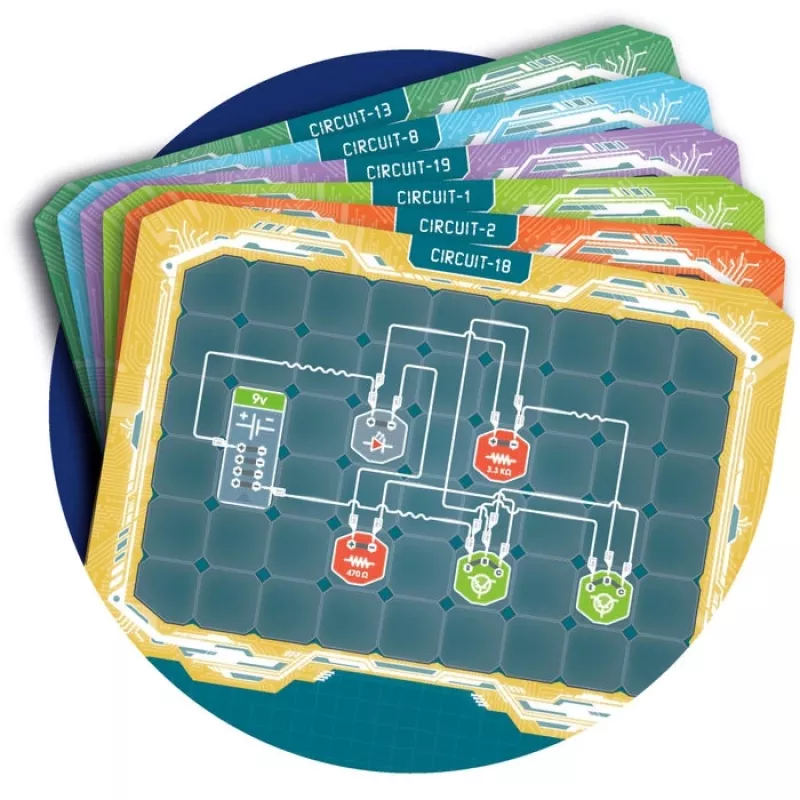 Clementoni Science & Play elektronikas laboratorija, Eksperimentu komplekts, Elektrība, 8 gadi, Dažādas krāsas