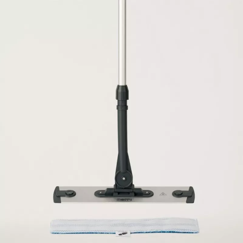 Polti Moppy Melns Premium tvaika mops 0,7 L 1500 W Alumīnija, Melns