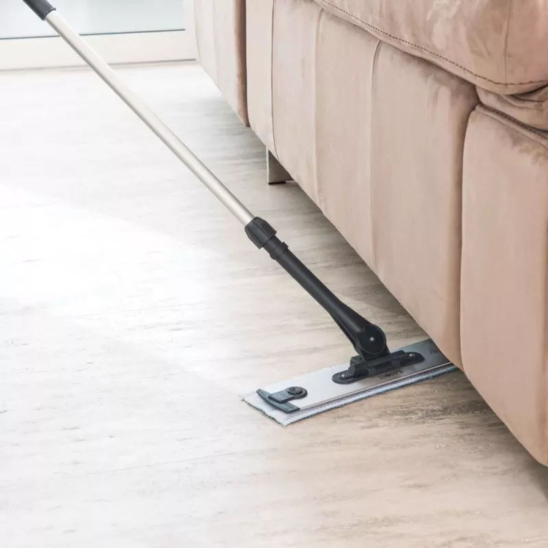 Polti Moppy Melns Premium tvaika mops 0,7 L 1500 W Alumīnija, Melns