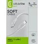 Cellularline Soft kabelis 120 cm - USB-C uz USB-C USB-C uz USB-C mīksta pieskāriena kabelis