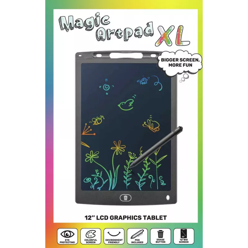 Tech Pop grafiskā planšete melna