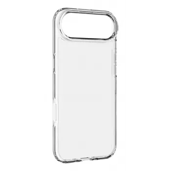 Cellularline Clear Protect - iPhone Air cietais vāciņš ar gumijas malām