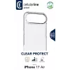 Cellularline Clear Protect - iPhone Air cietais vāciņš ar gumijas malām