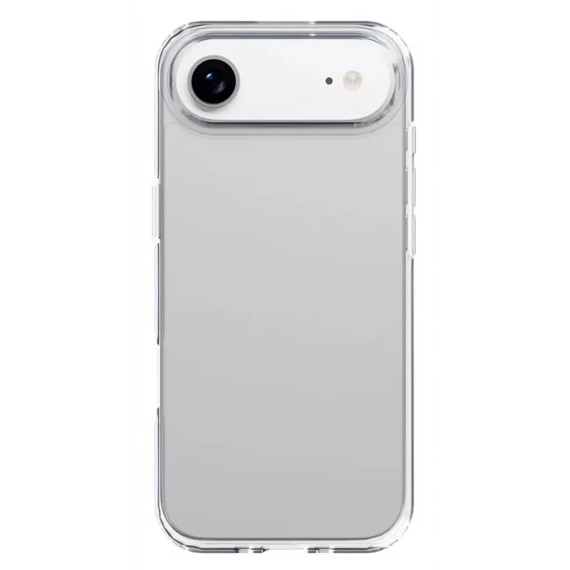 Cellularline Clear Protect - iPhone Air cietais vāciņš ar gumijas malām