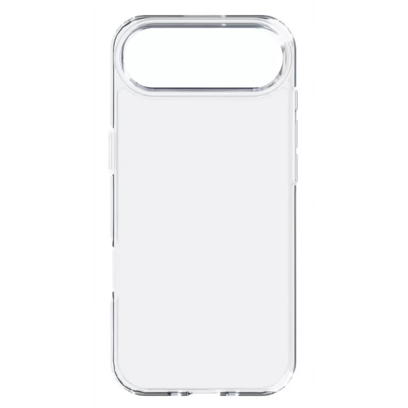 Cellularline Clear Protect - iPhone Air cietais vāciņš ar gumijas malām