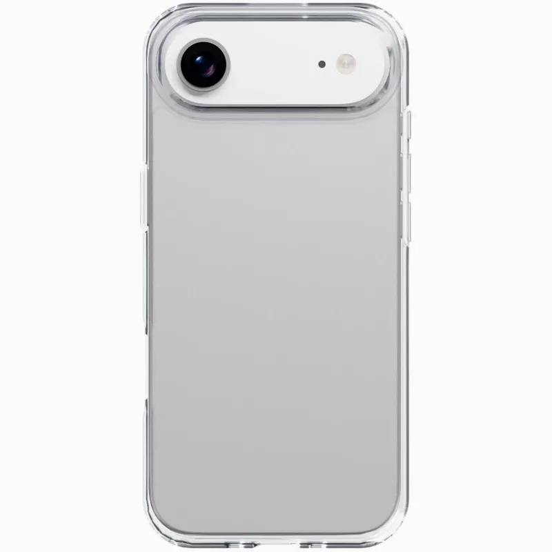 Cellularline Clear Protect - iPhone Air cietais vāciņš ar gumijas malām