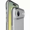 Cellularline Clear Protect - iPhone Air cietais vāciņš ar gumijas malām