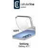 Cellularline Soft - Galaxy A17 mīkstas gumijas apvalks, Cover, Samsung, Galaxy A17, 17 cm (6,7 collas), Caurspīdīgs