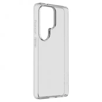Cellularline Clear Protect - Galaxy S26 Ultra cietais maciņš ar gumijas malām