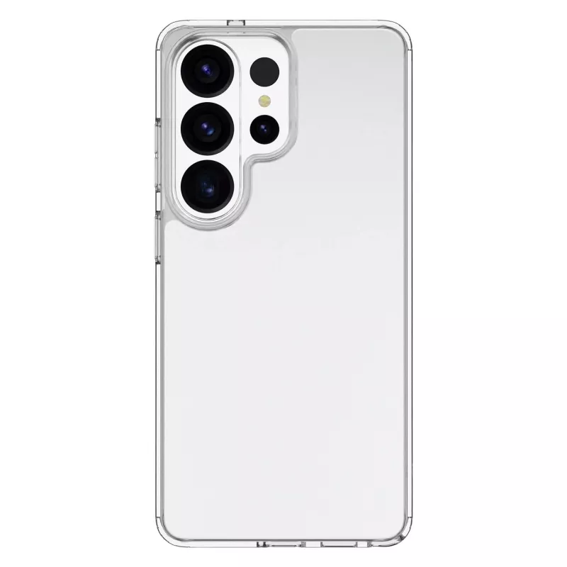 Cellularline Clear Protect - Galaxy S26 Ultra cietais maciņš ar gumijas malām