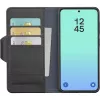 Cellularline Book Agenda - Galaxy S26 grāmatveida vāciņš ar mākslīgās ādas apdari, magnētisko aizdari, RFID aizsardzību un statīva funkciju.