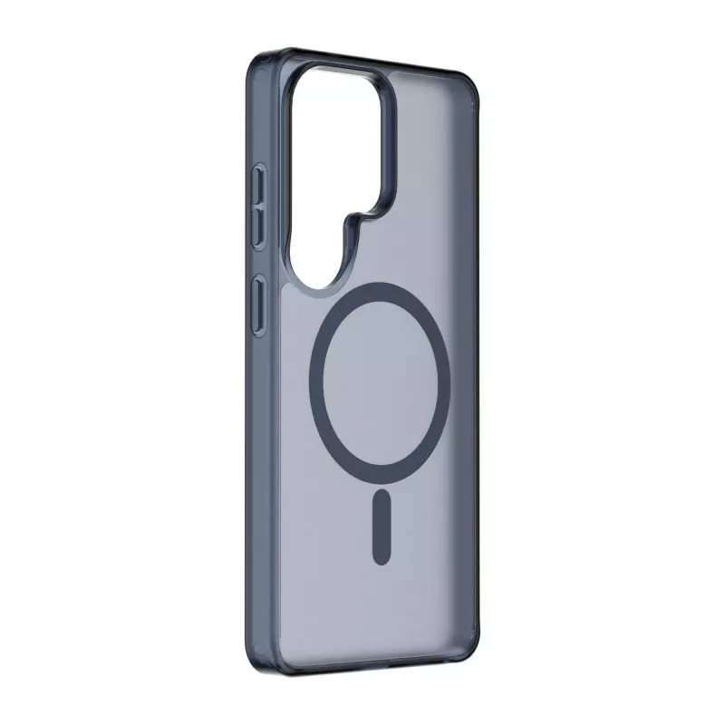Cellularline FROSTY MAG - Galaxy S26 Ultra daļēji caurspīdīgs vāciņš ar matētu apdari un krāsainām malām, saderīgs ar Qi2 ekosistēmu un magnētiskajiem piederumiem Samsung ierīcēm.