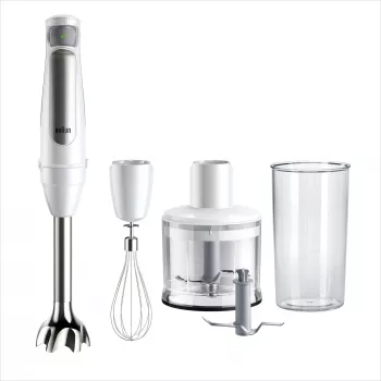 Braun MultiQuick 7 MQ7035IWH 0,6 L Iegremdējamais blenderis 1000 W Nerūsējošais tērauds, Balts